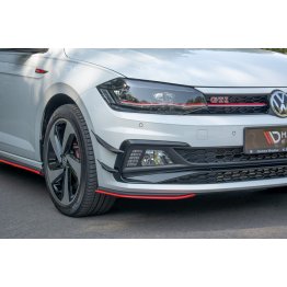 Рассекатели воздуха переднего бампера на Volkswagen Polo VI GTI